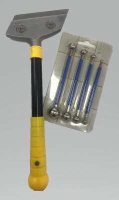 Комплект для затирки: набор палочек + шпатель