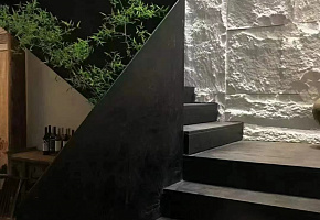 Панель декоративная HL6003A -H Грибной камень Cement grey - Фото интерьеров №12